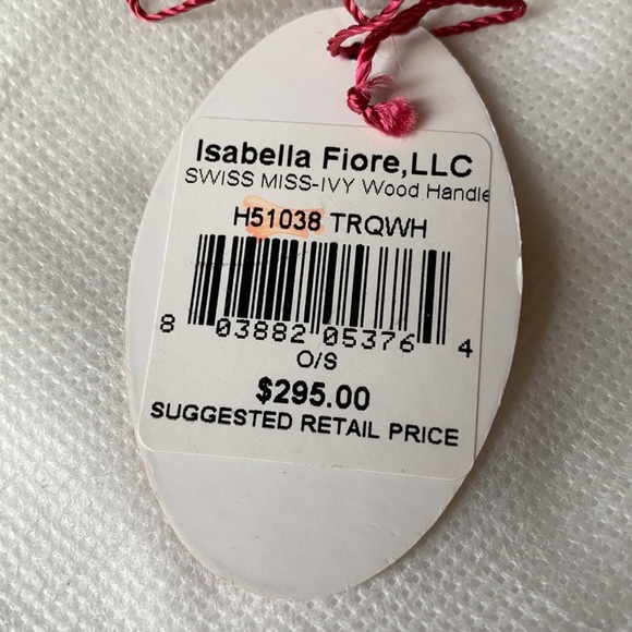 Isabella Fiore Swiss Miss Wood Handle Frame bag - Picture 5 of 16